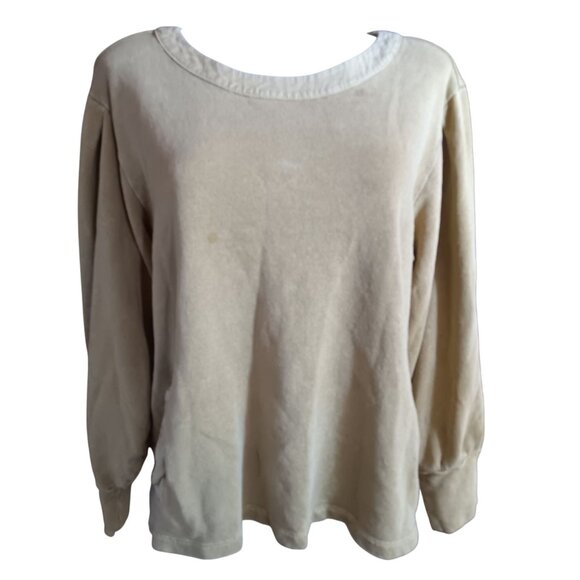 Wrap London Sweatshirt Women's 10 Medium Olive Green Long Sleeve - Picture 1 of 6